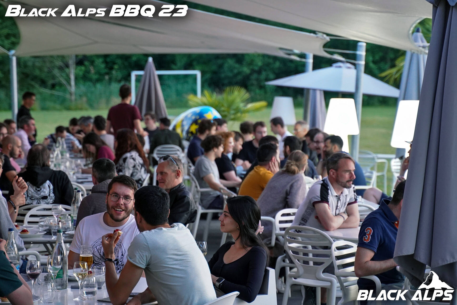 Black Alps BBQ 2023 evening networking and dinner